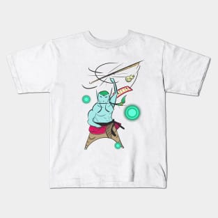 Elf Monk - Ronin style Kids T-Shirt